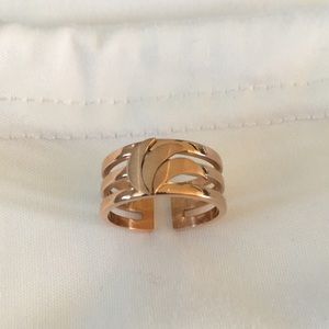 Euforia Ascent Rose Gold Tri-Loop Ring